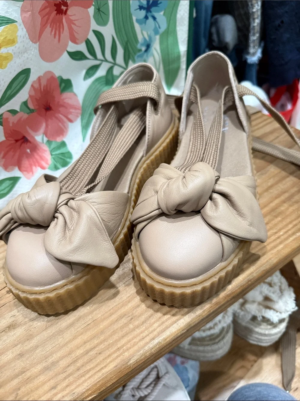 PUMA x FENTY by Rihanna Bow Creeper Ballet Platform Sneakers in the beautiful N
